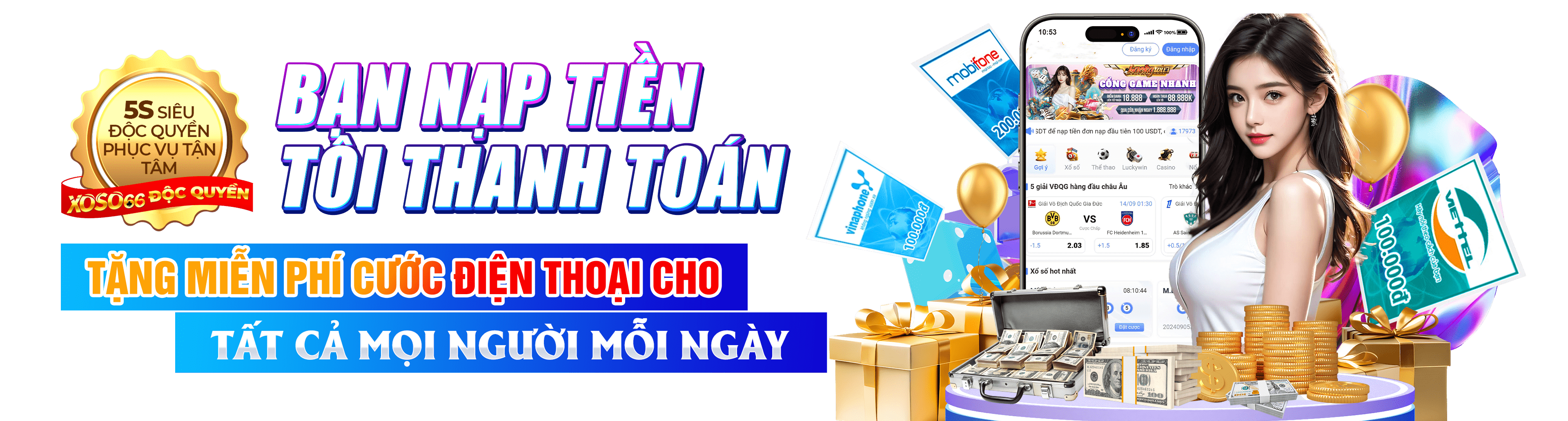 Hình ảnh quảng cáo của ku888 hiển thị nền tảng và các lợi ích